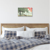 Japanse Ukiyoe Art (Hasui Kawase) Canvas Afdruk (Insitu (Slaapkamer))