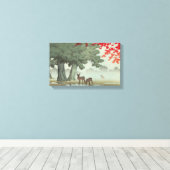 Japanse Ukiyoe Art (Hasui Kawase) Canvas Afdruk (Insitu (Houten vloer))