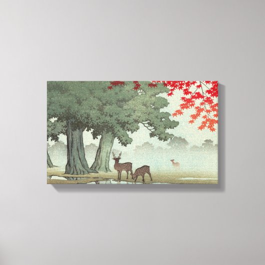 Japanse Ukiyoe Art (Hasui Kawase) Canvas Afdruk (Voorkant)