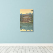 Japanse Ukiyoe Art (Hiroshi Yoshida) Canvas Afdruk (Insitu (Houten vloer))