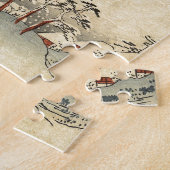 Japanse Ukiyoe Art (utagawa Hiroshige) Legpuzzel (Zijkant)
