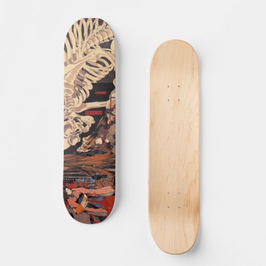 Japanse Ukiyoe Art Vol. 1 Persoonlijk Skateboard (Voorkant)