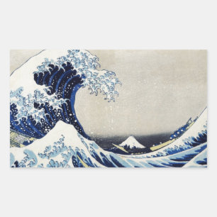 Japanse Ukiyoe Art vol. 4 Rechthoekige Sticker