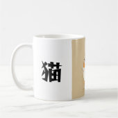 Japanse Ukiyoe Cat Koffiemok (Links)