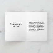 Japanse ukiyoe kat kerst & vakantie feestdagen kaart (Binnen)