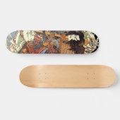 Japanse ukiyoe-kunst persoonlijk skateboard (Horizontaal)