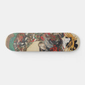 Japanse ukiyoe-kunst persoonlijk skateboard (Horizontaal)