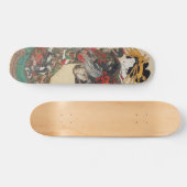 Japanse ukiyoe-kunst persoonlijk skateboard (Horizontaal)