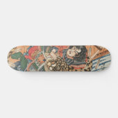 Japanse ukiyoe-kunst persoonlijk skateboard (Horizontaal)