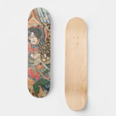 Japanse ukiyoe-kunst persoonlijk skateboard (Voorkant)