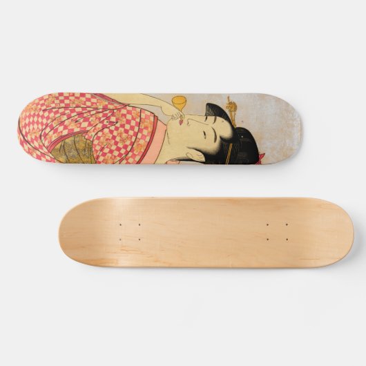 Japanse ukiyoe-kunst persoonlijk skateboard (Horizontaal)