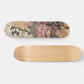 Japanse ukiyoe-kunst persoonlijk skateboard (Horizontaal)
