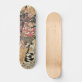 Japanse ukiyoe-kunst persoonlijk skateboard (Voorkant)