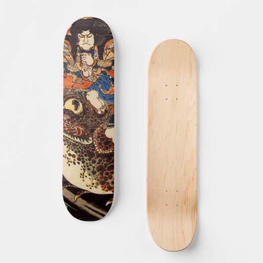 Japanse ukiyoe-skateboard persoonlijk skateboard (Voorkant)