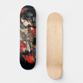 Japanse ukiyoe-skateboard persoonlijk skateboard (Voorkant)