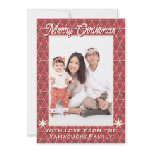 Japanse Uroko-patroon Kerstfoto 