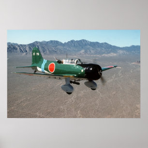 Japanse Val Dive Bomber Poster