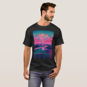 Japanse Vaporwave Aziatisch Geïnspireerd Neon retr T-shirt (Voorkant volledig)