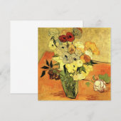 Japanse Vase, Rozen, Anemones van Vincent van Gogh (Voorkant / Achterkant)