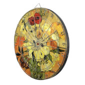 Japanse Vase, Rozen, Anemones van Vincent van Gogh Dartbord (Voorkant Rechts)