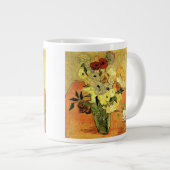 Japanse Vase, Rozen, Anemones van Vincent van Gogh Grote Koffiekop (Voorkant rechts)