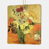 Japanse Vase, Rozen, Anemones van Vincent van Gogh Keramisch Ornament (Links)