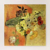 Japanse Vase, Rozen, Anemones van Vincent van Gogh Legpuzzel (Horizontaal)