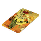 Japanse Vase, Rozen, Anemones van Vincent van Gogh Magneet (Linkerzijde)