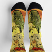 Japanse Vase, Rozen, Anemones van Vincent van Gogh Sokken (Top)