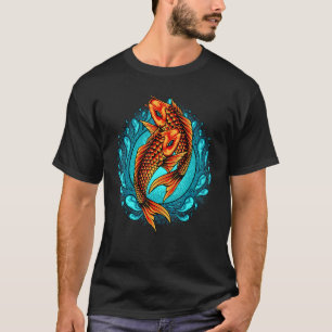 Japanse vechtende reusachtige karper Nishikigoi vi T-shirt