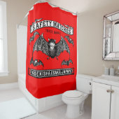 Japanse Veiligheid Wedstrijden Art Bats Douchegordijn (In situ)