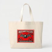 Japanse Veiligheid Wedstrijden Art Bats Grote Tote Bag (Voorkant)