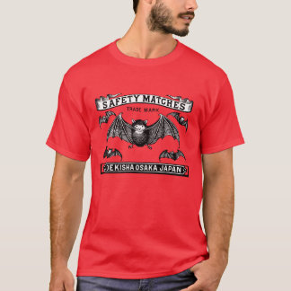 Japanse Veiligheid Wedstrijden Art Bats T-shirt