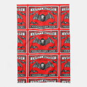 Japanse Veiligheid Wedstrijden Art Bats Theedoek (Verticaal)