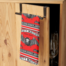 Japanse Veiligheid Wedstrijden Art Bats Theedoek