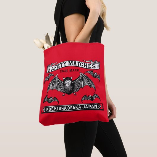 Japanse Veiligheid Wedstrijden Art Bats Tote Bag (Dichtbij)