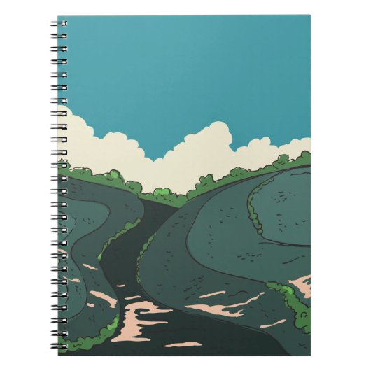 Japanse velden notitieboek (Voorkant)