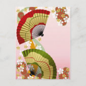 Japanse ventilator 3 briefkaart (Voorkant)