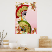 Japanse ventilator 3 poster (Keuken)