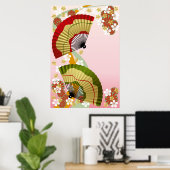 Japanse ventilator 3 poster (Thuiskantoor)