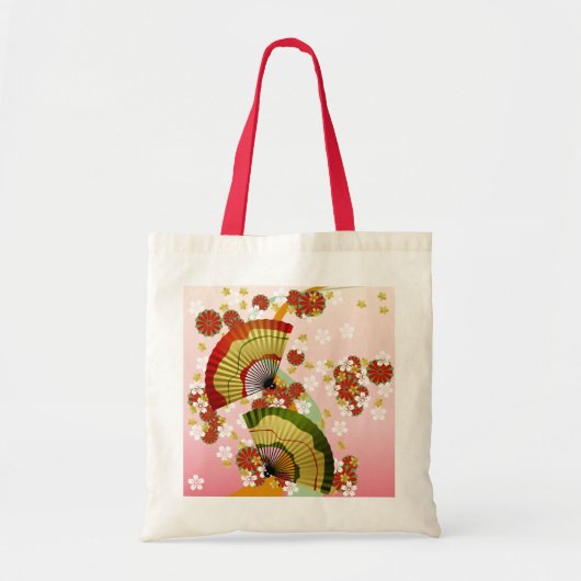 Japanse ventilator 3 tote bag (Voorkant)