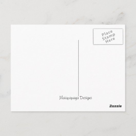 Japanse ventilator briefkaart (Achterkant)