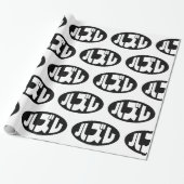 Japanse verliezer ハズレ Hazure Nihongo Slang Cadeaupapier (Uitgerold)