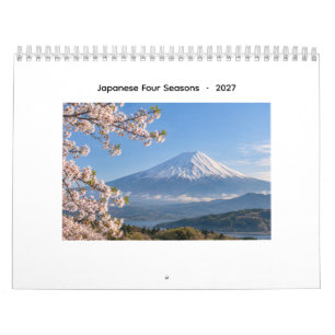 Japanse Vier Seizoenen 2027 Kalender