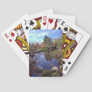 Japanse vijver van E.A. Schneider Pokerkaarten