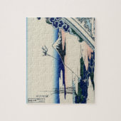 Japanse Vintage Kunst Fuji van Tempel Honganji Legpuzzel (Verticaal)