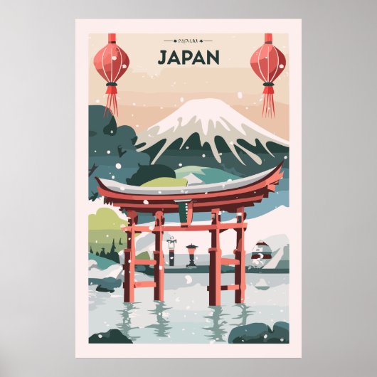 Japanse vintonijnreis poster (Voorkant)