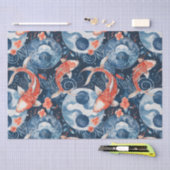 Japanse vis in Waterverf Tissuepapier (Craft)