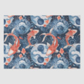 Japanse vis in Waterverf Tissuepapier (Voorkant)