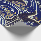 JAPANSE VIS IN ZWEEKWAVELpapier Cadeaupapier (Hoek)